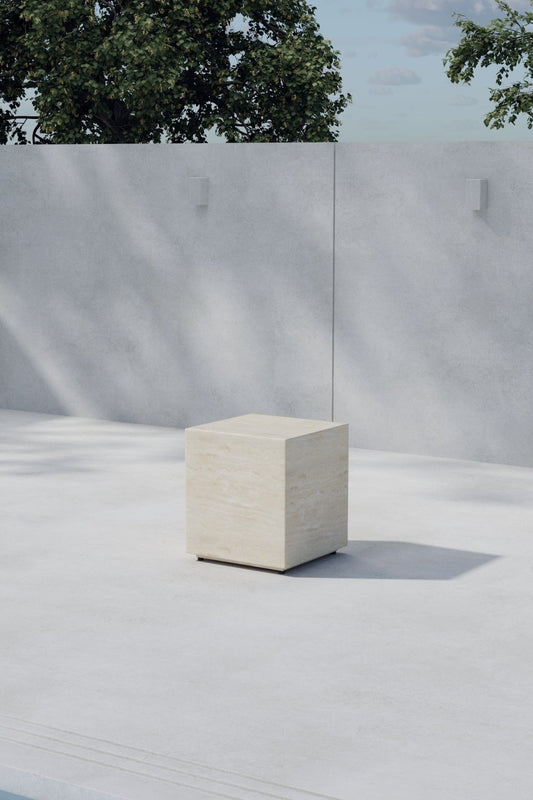 Lissabon Sidobord 40 X 40 X 45 Beige