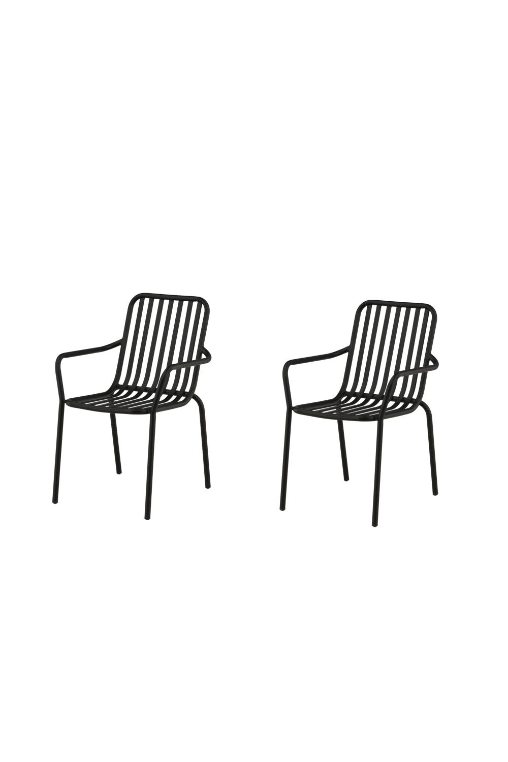Peking Matstolar 2-Pack Black