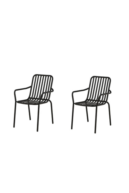 Peking Matstolar 2-Pack Black