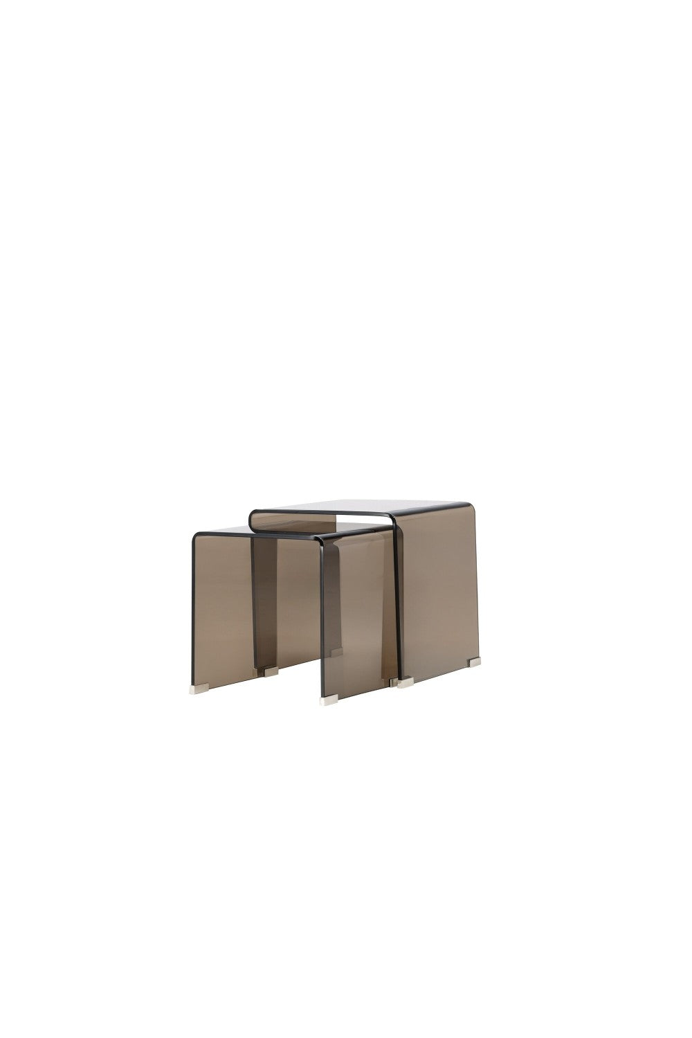 Telemark Sidobord Table 1: 42 X 42cm, Table 2: 36 X 36cm Brun