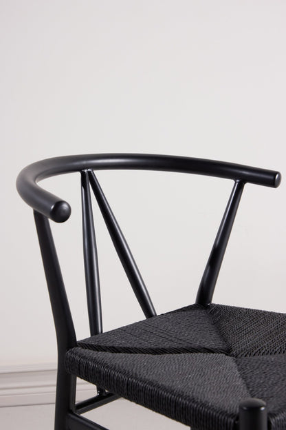 Alfons Matstol Svart/Svart