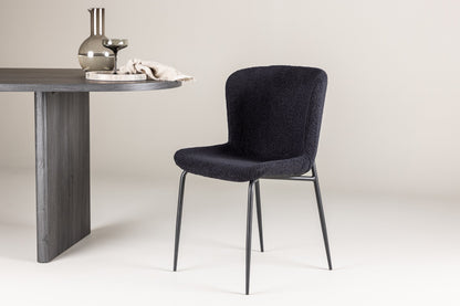 Modesto Matstolar 2-pack Svart