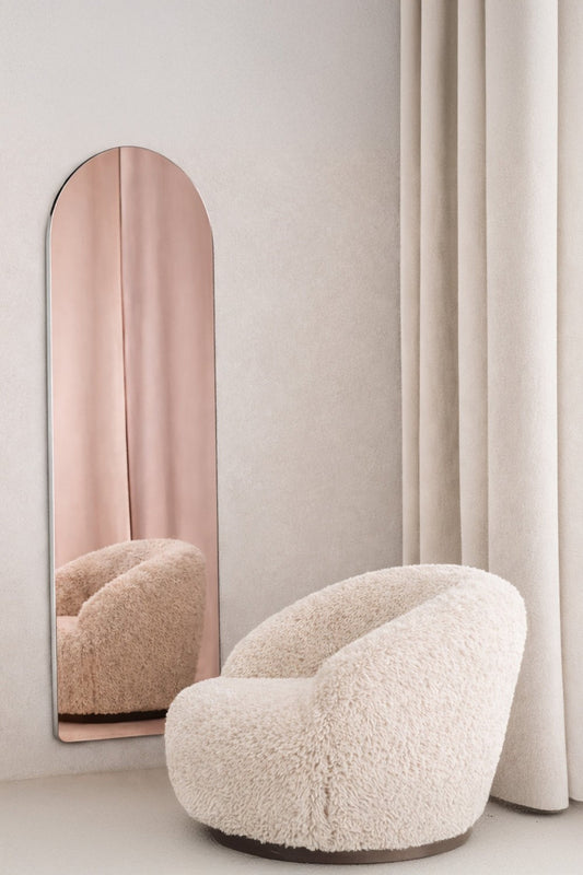 Sarasota Stor Spegel Rosegold