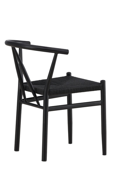 Alfons Matstol Svart/Svart