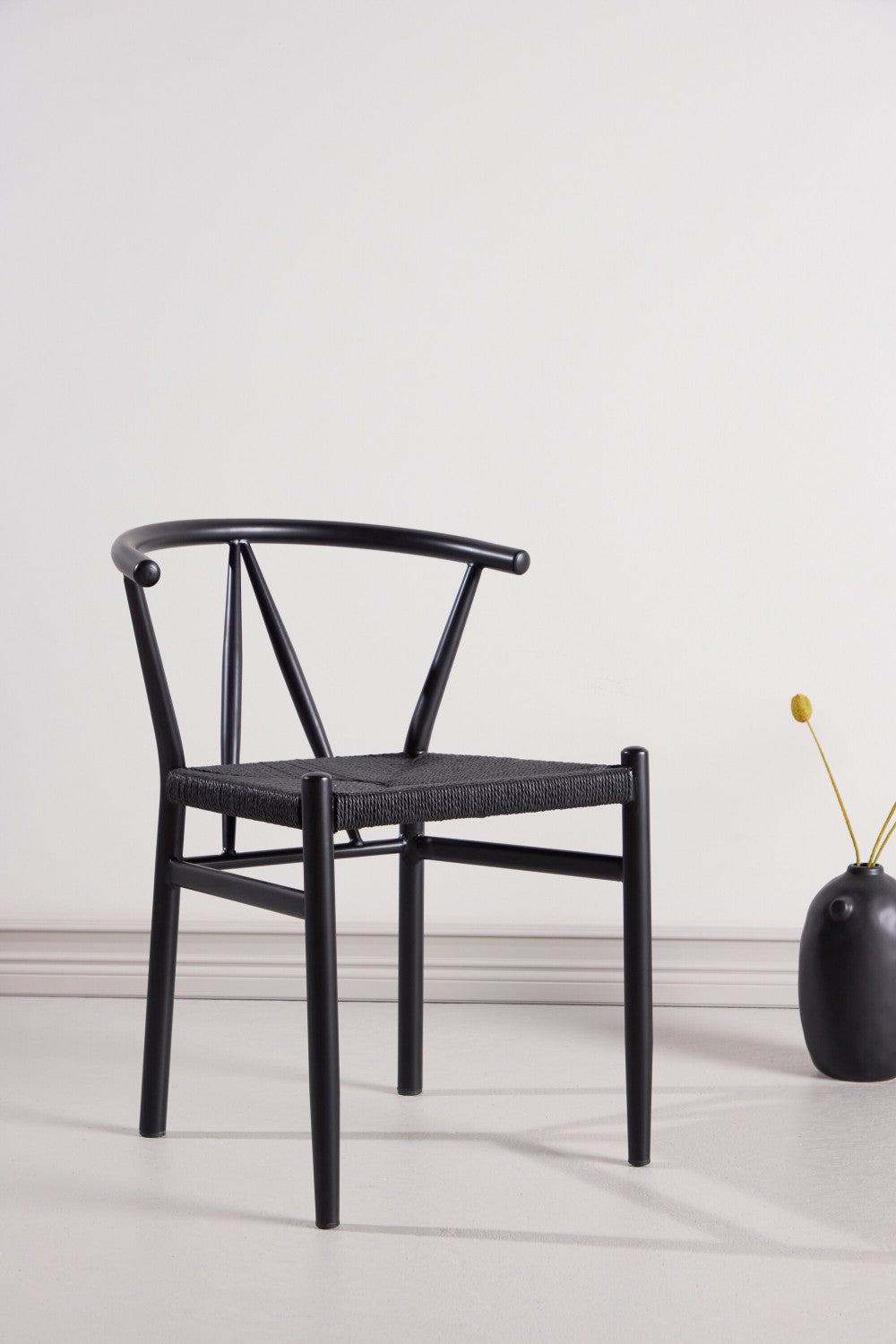 Alfons Matstol Svart/Svart