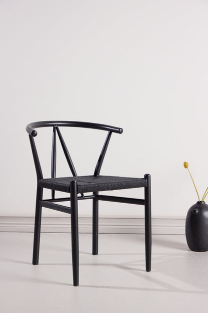 Alfons Matstol Svart/Svart