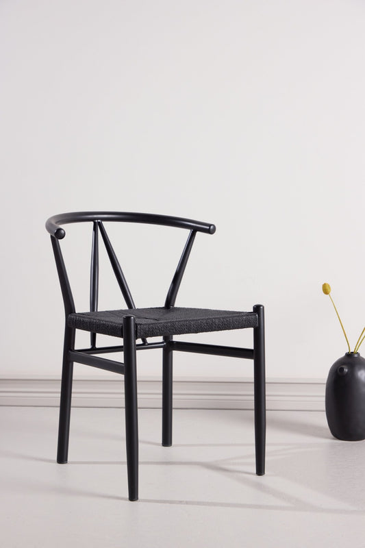 Alfons Matstol Svart/Svart