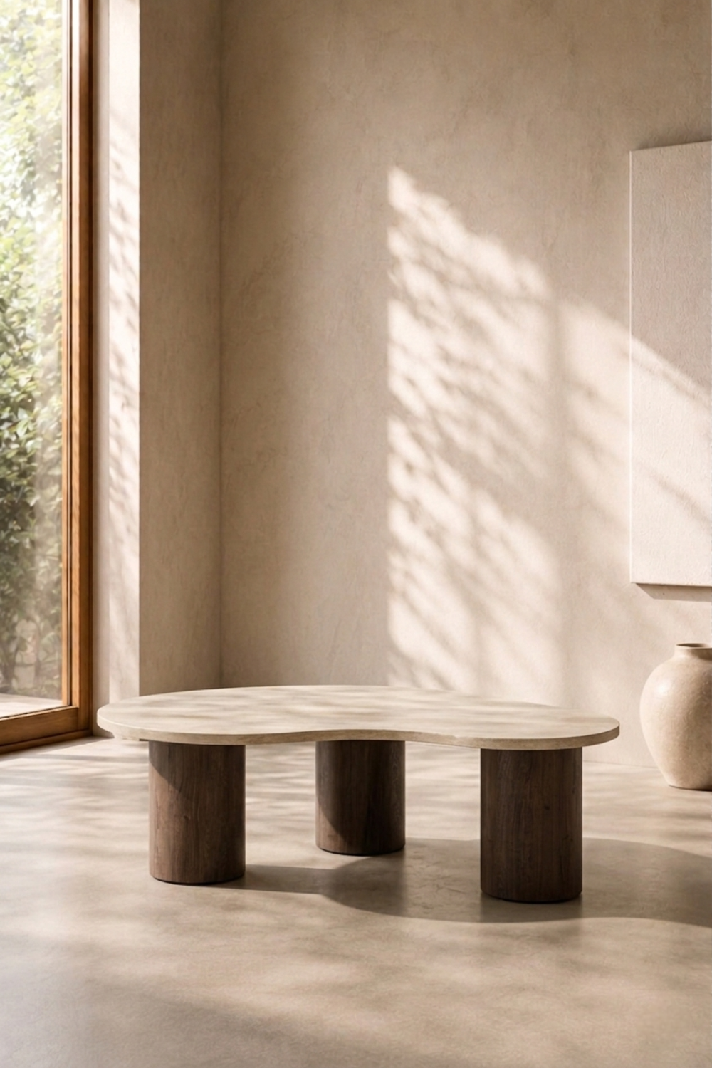 Megg Soffbord Beige