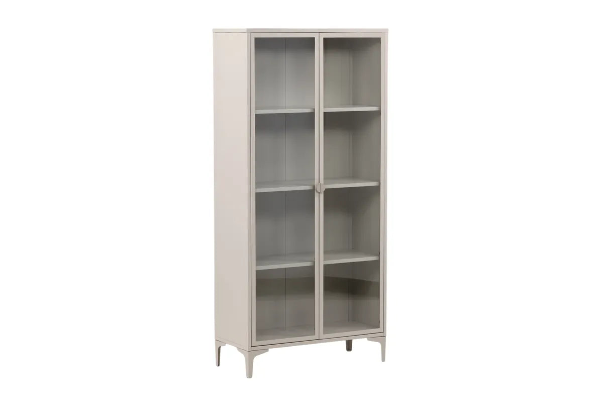 Piring Vitrinskåp 40 x 190 x 90 Beige
