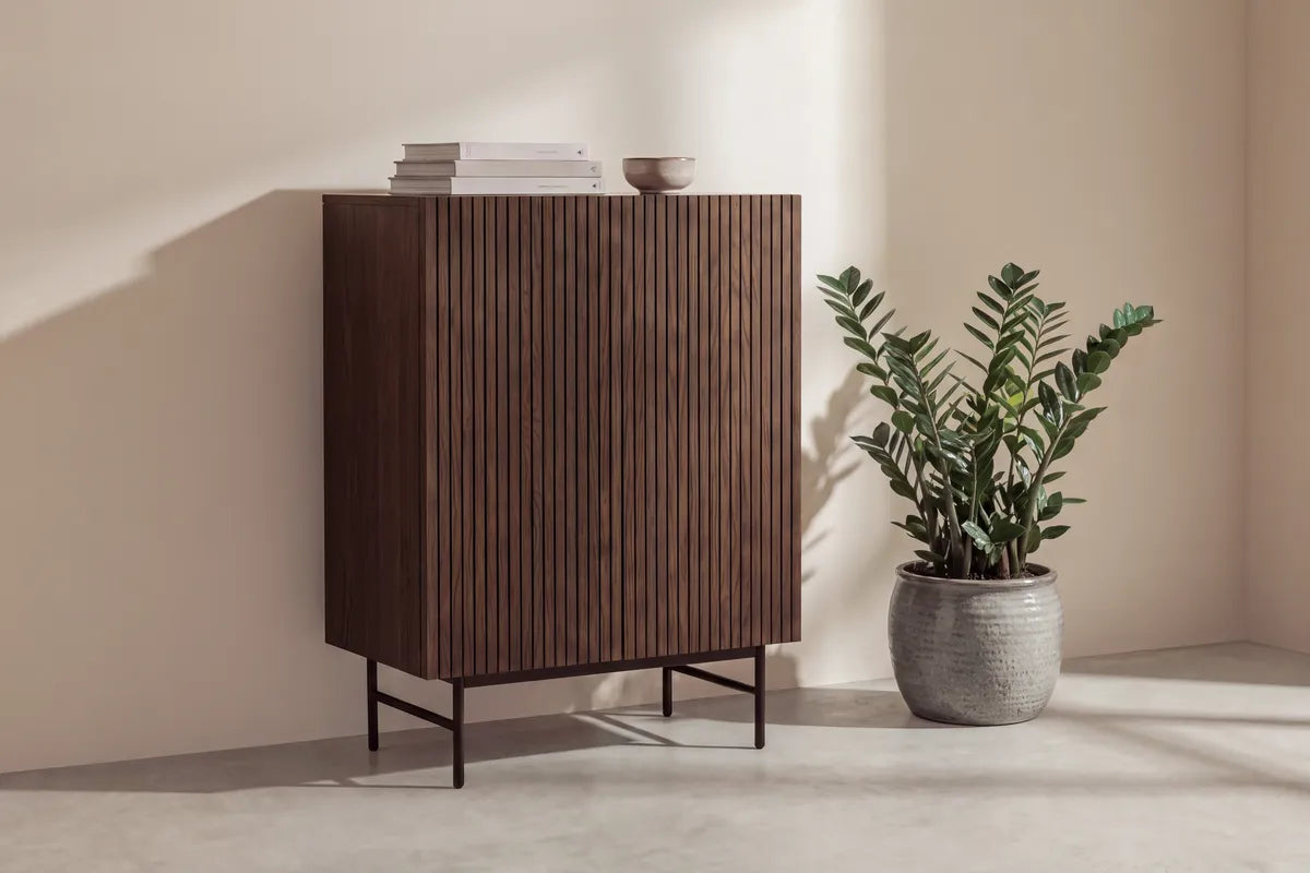 Björkön Skåp 80x30x103 Mocca