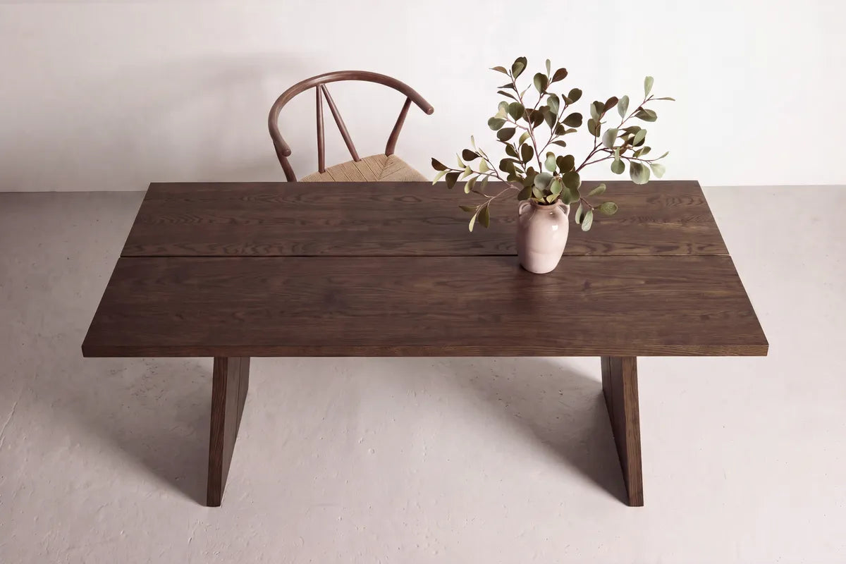 Logga Rektangulära Matbord 210x100 Smoked Oak