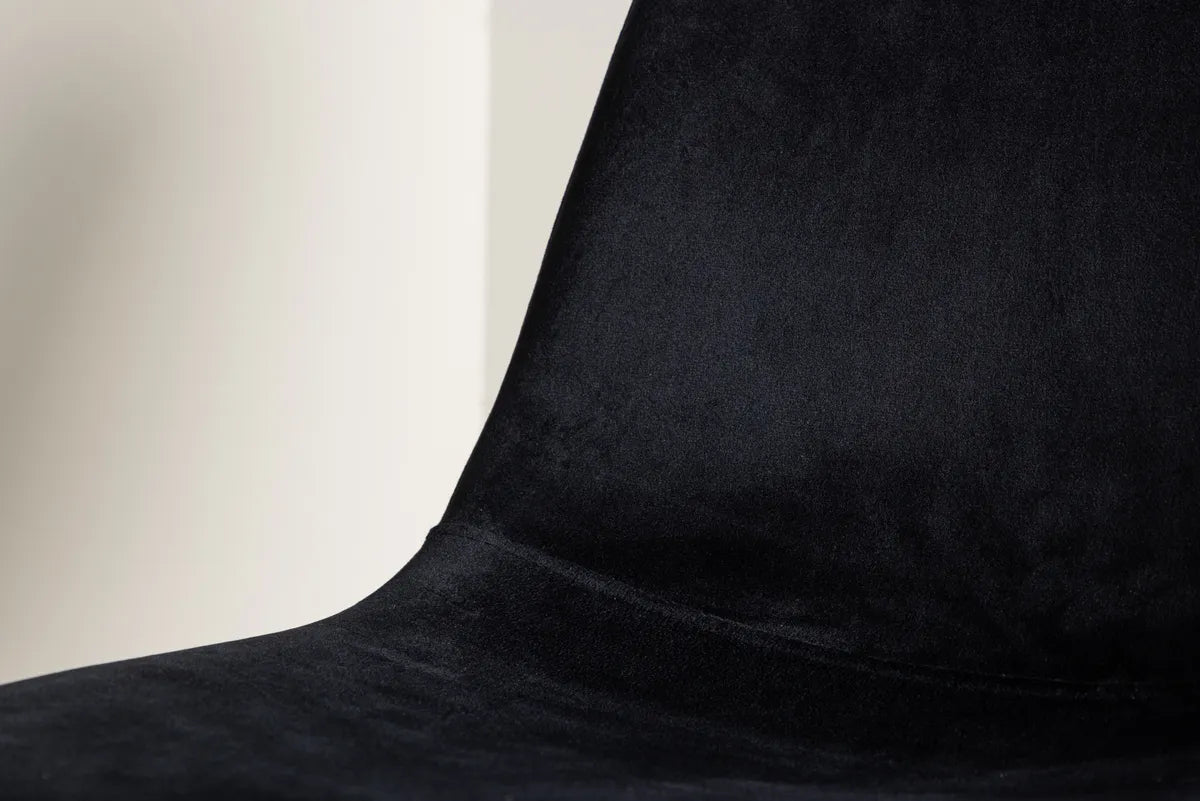 Polar Matstolar 2-pack svart velvet
