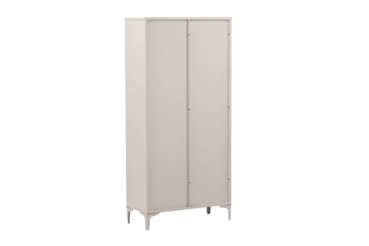 Piring Vitrinskåp 40 x 190 x 90 Beige
