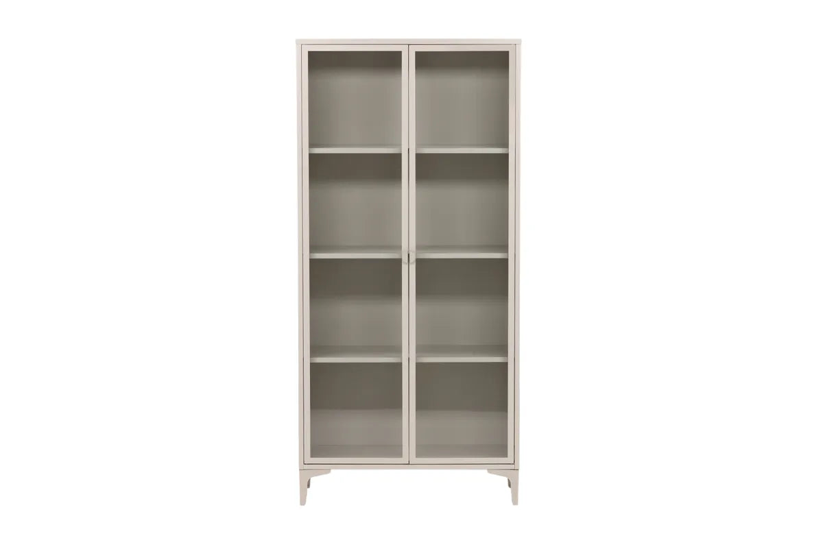 Piring Vitrinskåp 40 x 190 x 90 Beige