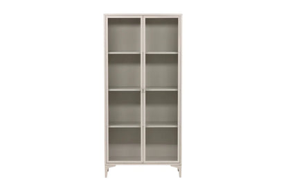 Piring Vitrinskåp 40 x 190 x 90 Beige