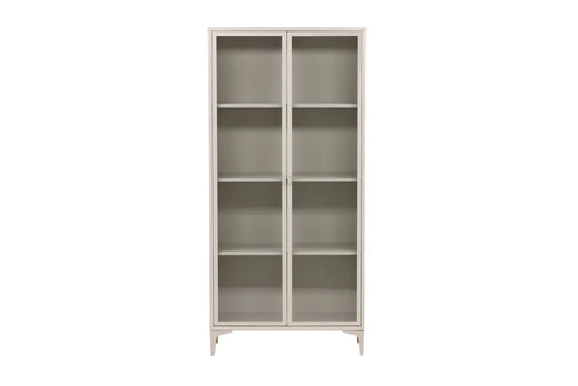 Piring Vitrinskåp 40 x 190 x 90 Beige