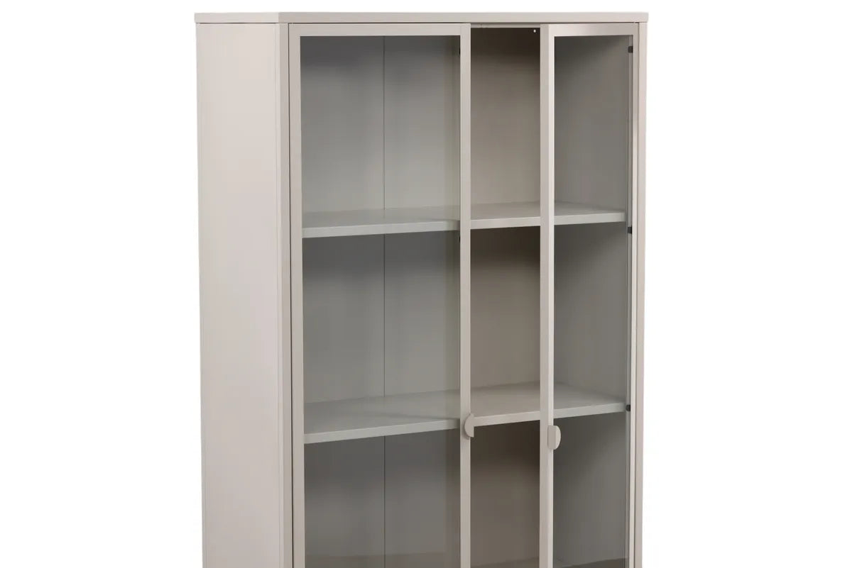 Piring Vitrinskåp 40 x 190 x 90 Beige