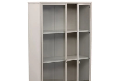 Piring Vitrinskåp 40 x 190 x 90 Beige