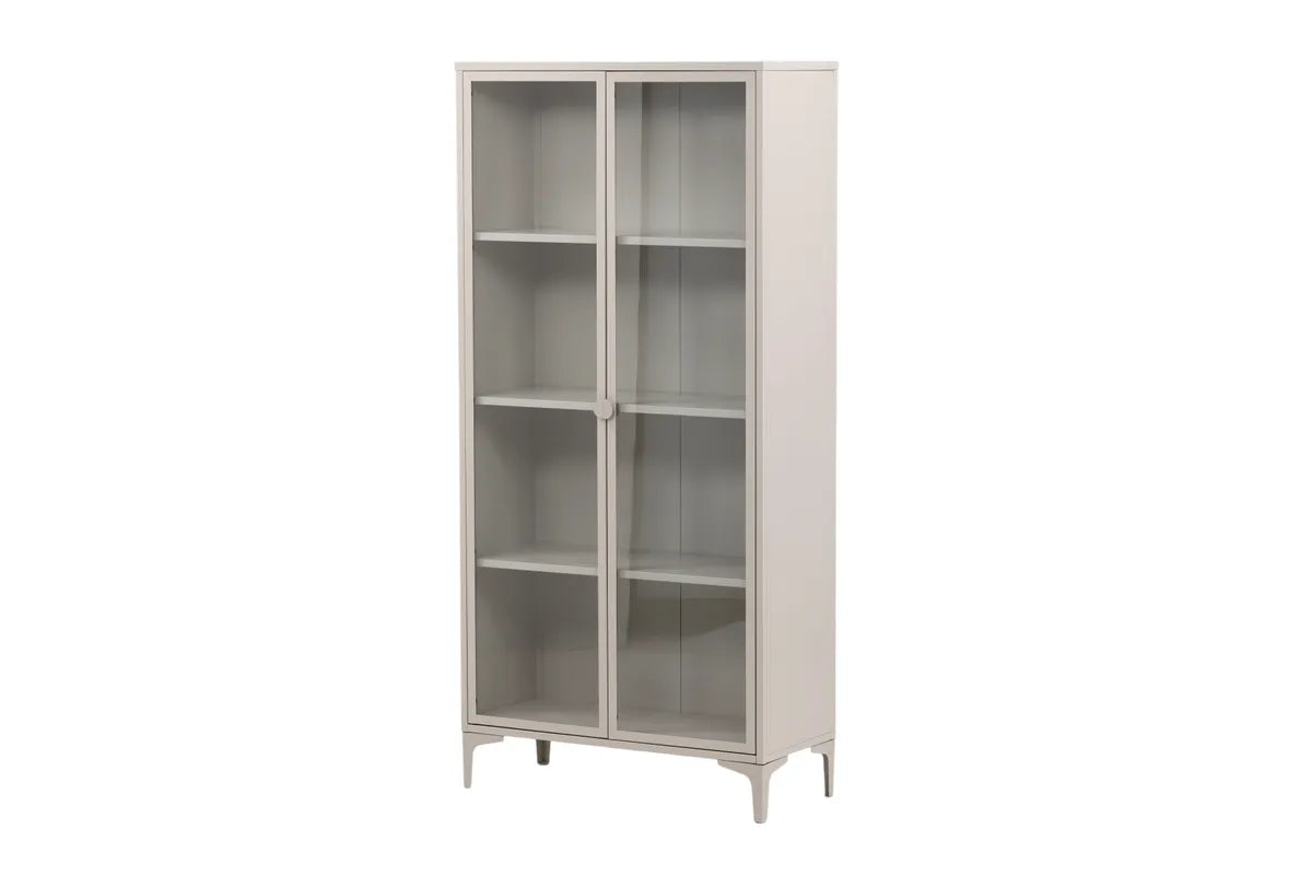 Piring Vitrinskåp 40 x 190 x 90 Beige