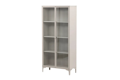 Piring Vitrinskåp 40 x 190 x 90 Beige